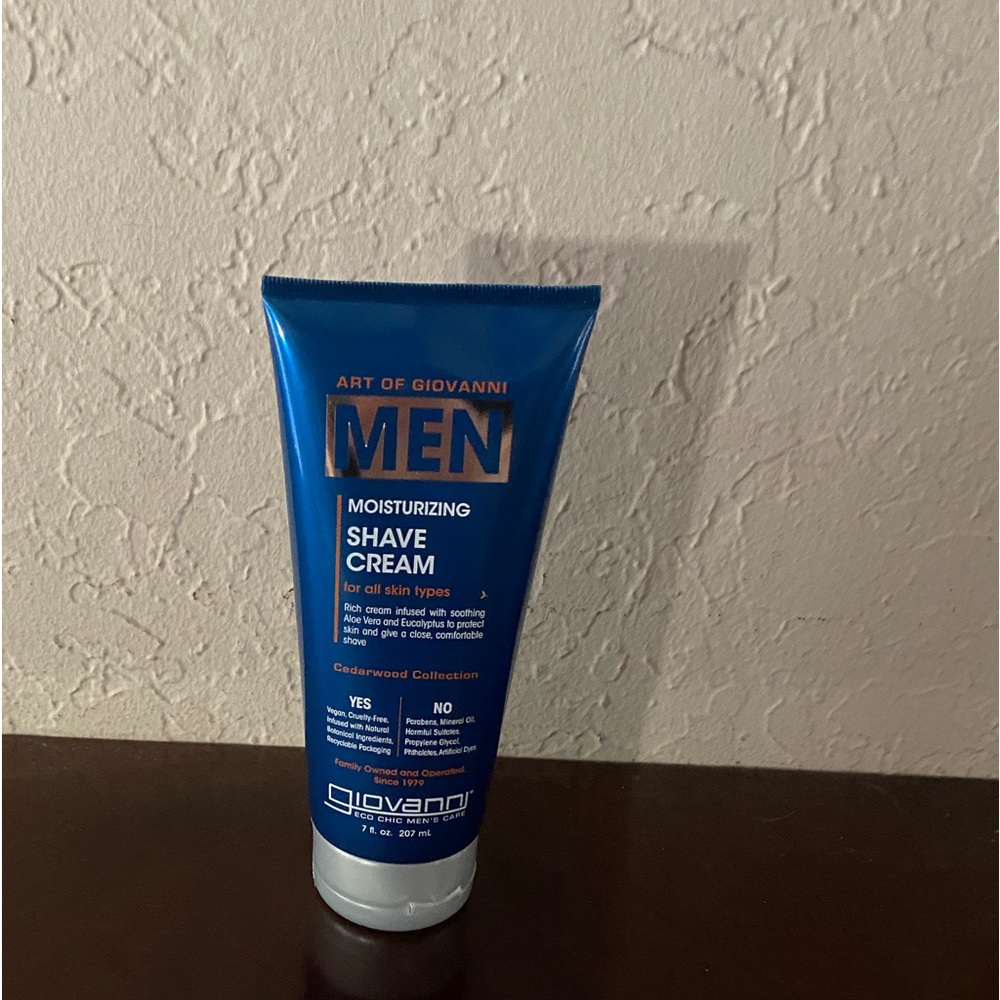 Art of Giovanni moisturizing shave cream for all skin types new in the box